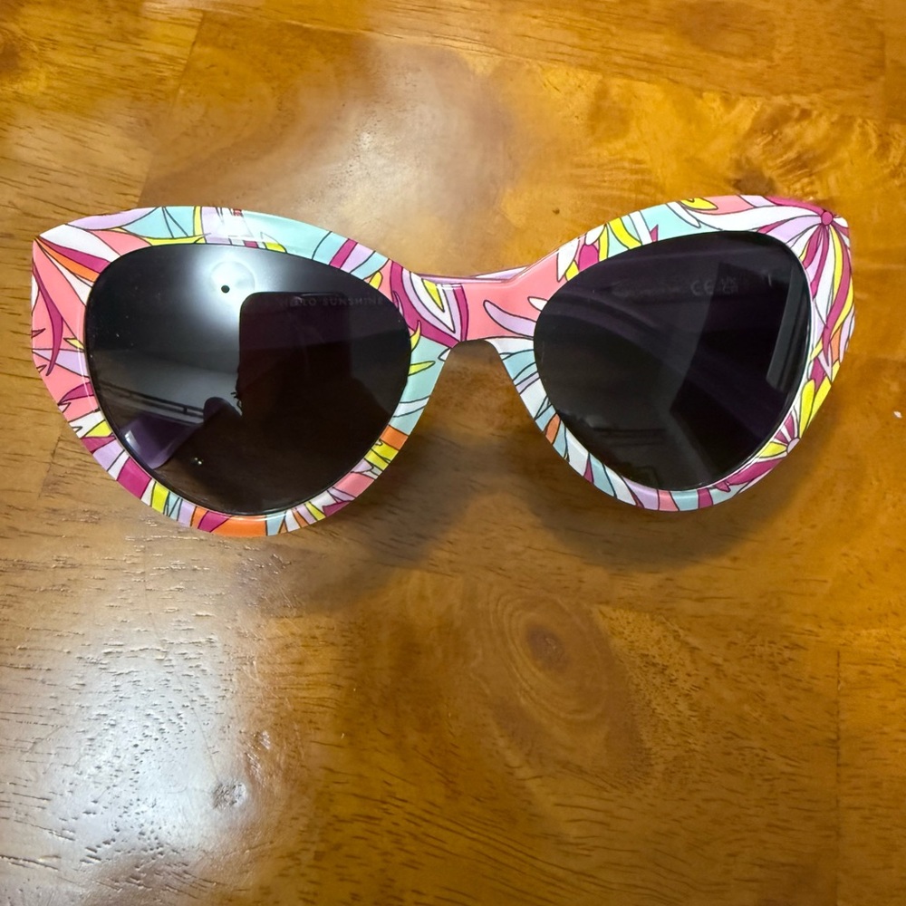 New Kate Spade Pink Patterned Sunglasses - image 4